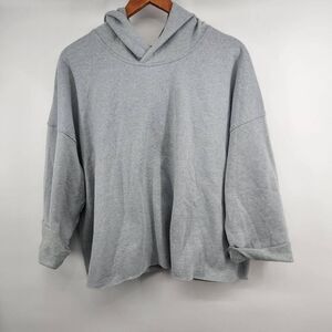 Project Runway Gray Athletic Hoodie Cropped Sweatshirt  Women's XXL